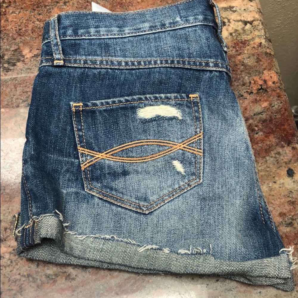 Abercrombie and Fitch distressed Jean Shorts